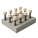 Устройство на бетонном основании